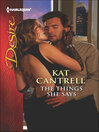 Imagen de portada para The Things She Says